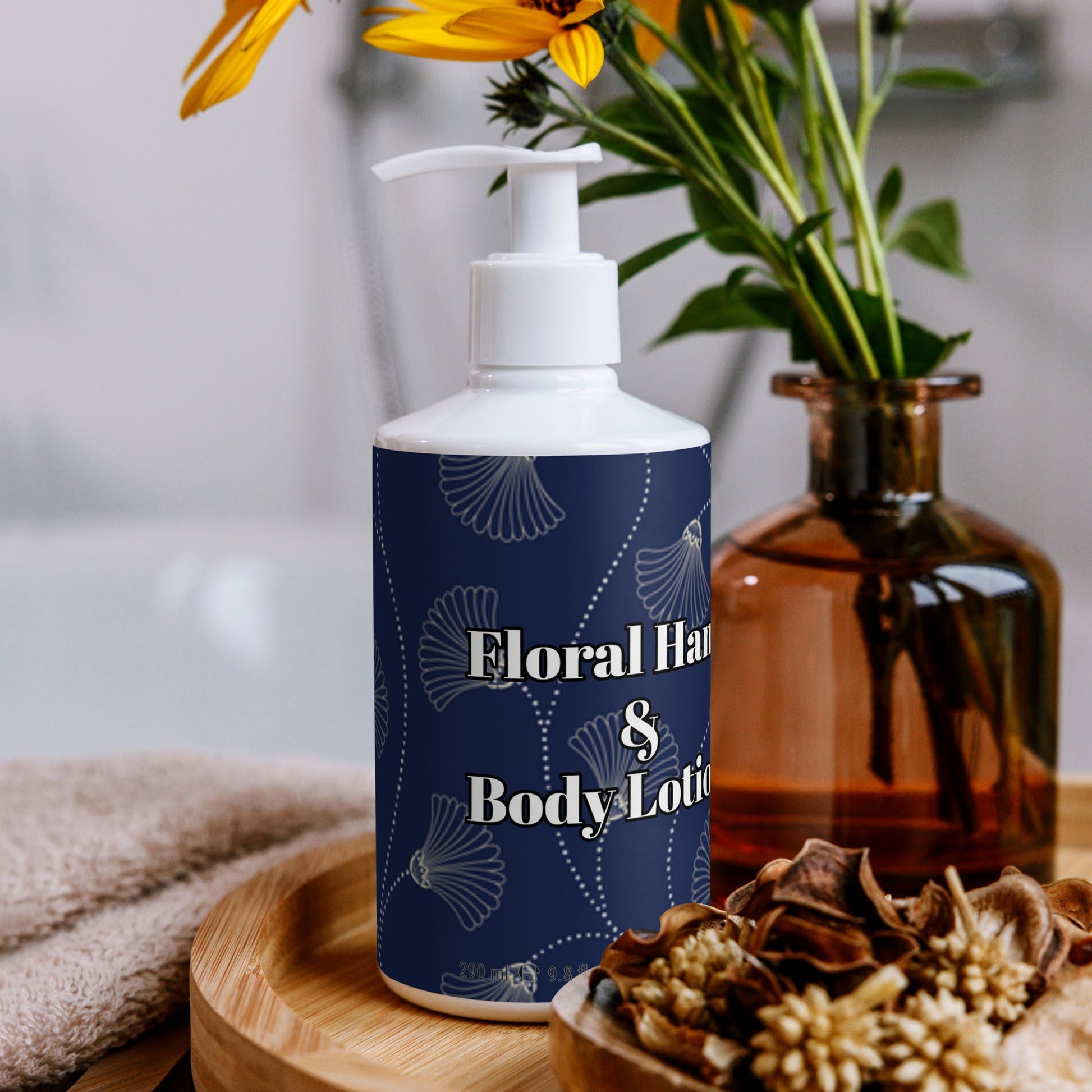 Floral Hand & Body Lotion - Purcell's Clothing Company - 