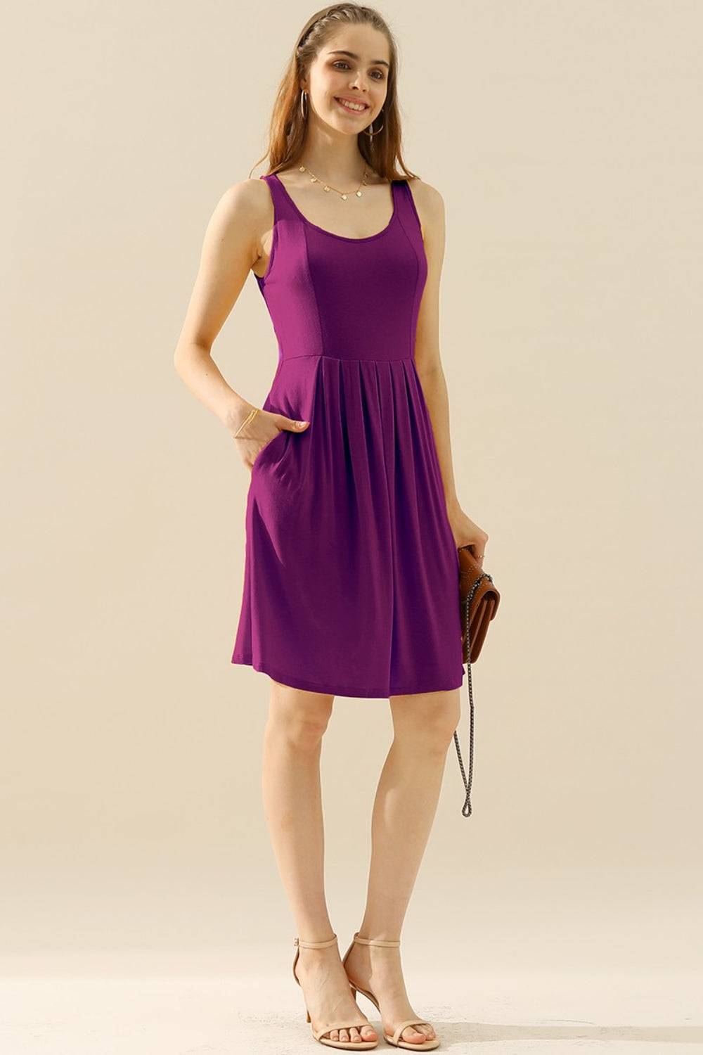 Full Size Ruched Dress - Purcell's Clothing Company - 