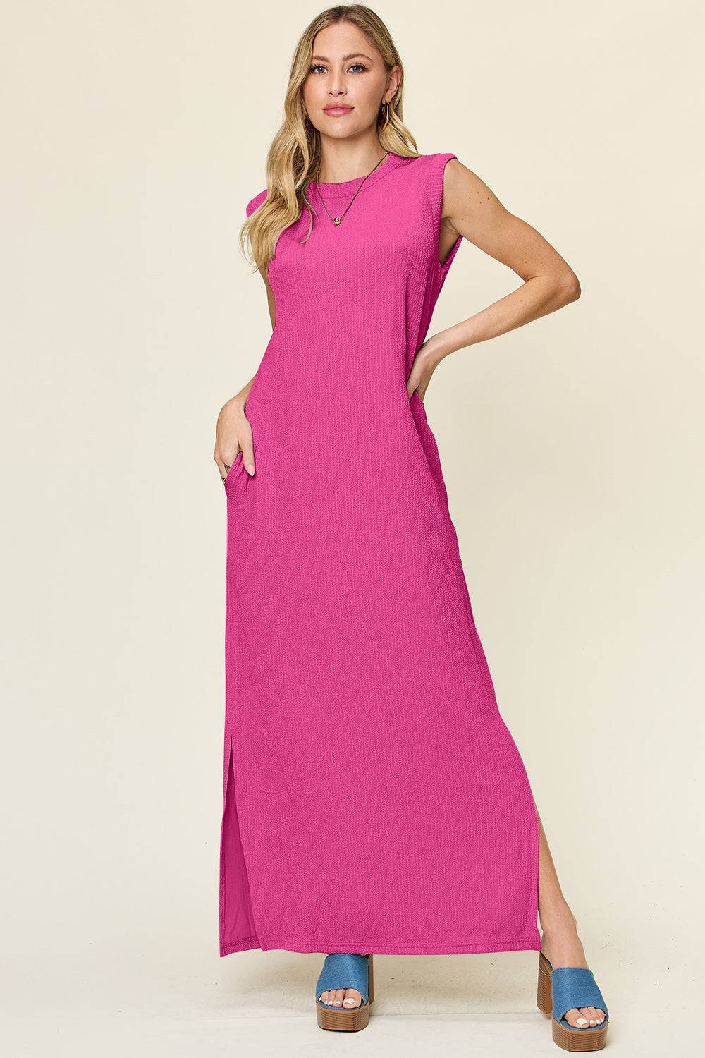 Full Size Sleeveless Maxi Dress - Purcell's Clothing Company - 