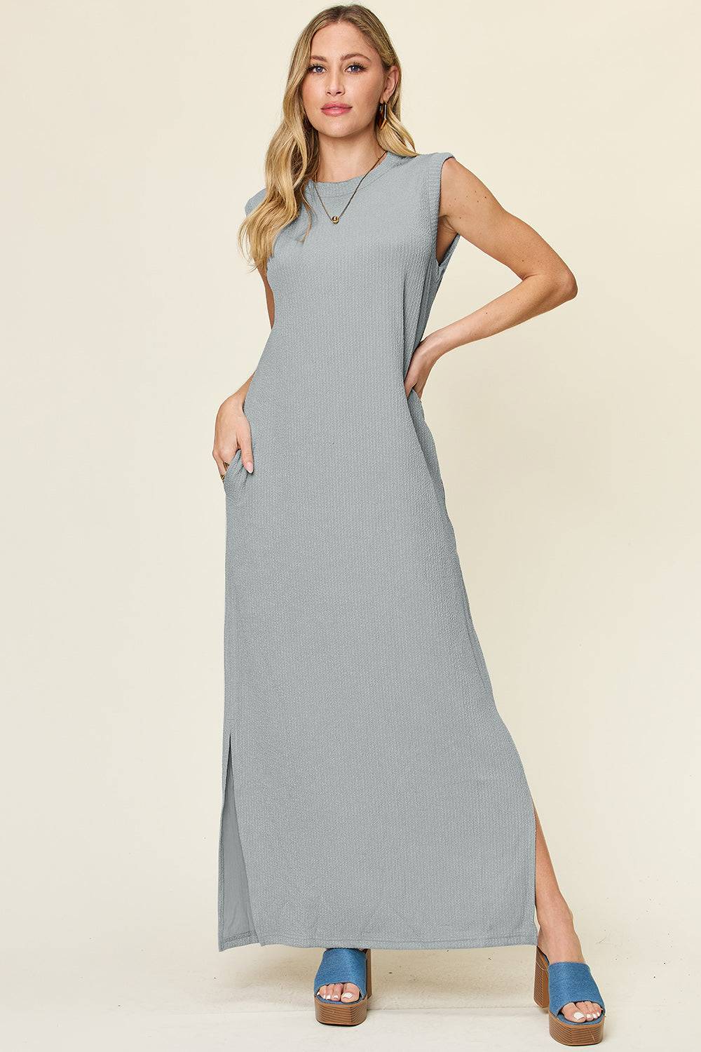 Full Size Sleeveless Maxi Dress - Purcell's Clothing Company - 