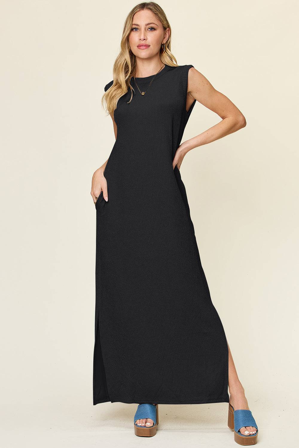 Full Size Sleeveless Maxi Dress - Purcell's Clothing Company - 