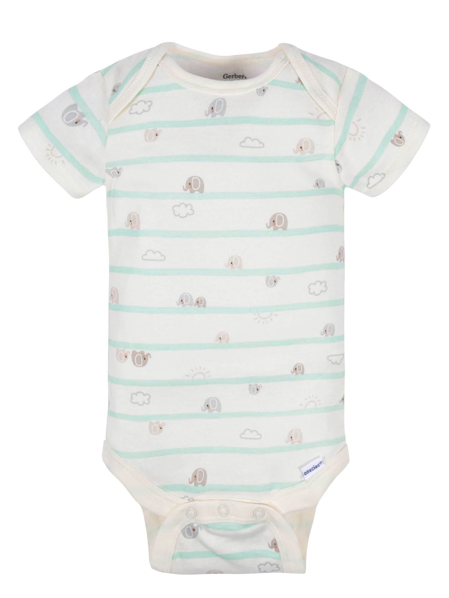 Gerber Baby 8 - Pack Short Sleeve Onesies Bodysuits - Purcell's Clothing Company - 