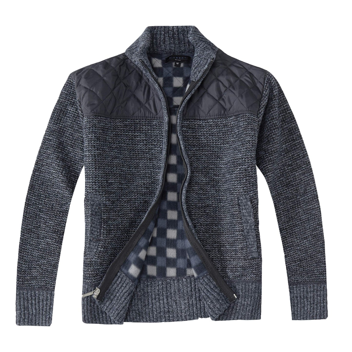 Gioberti Knitted Full Zip Cardigan Sweater - Purcell's Clothing Company - 