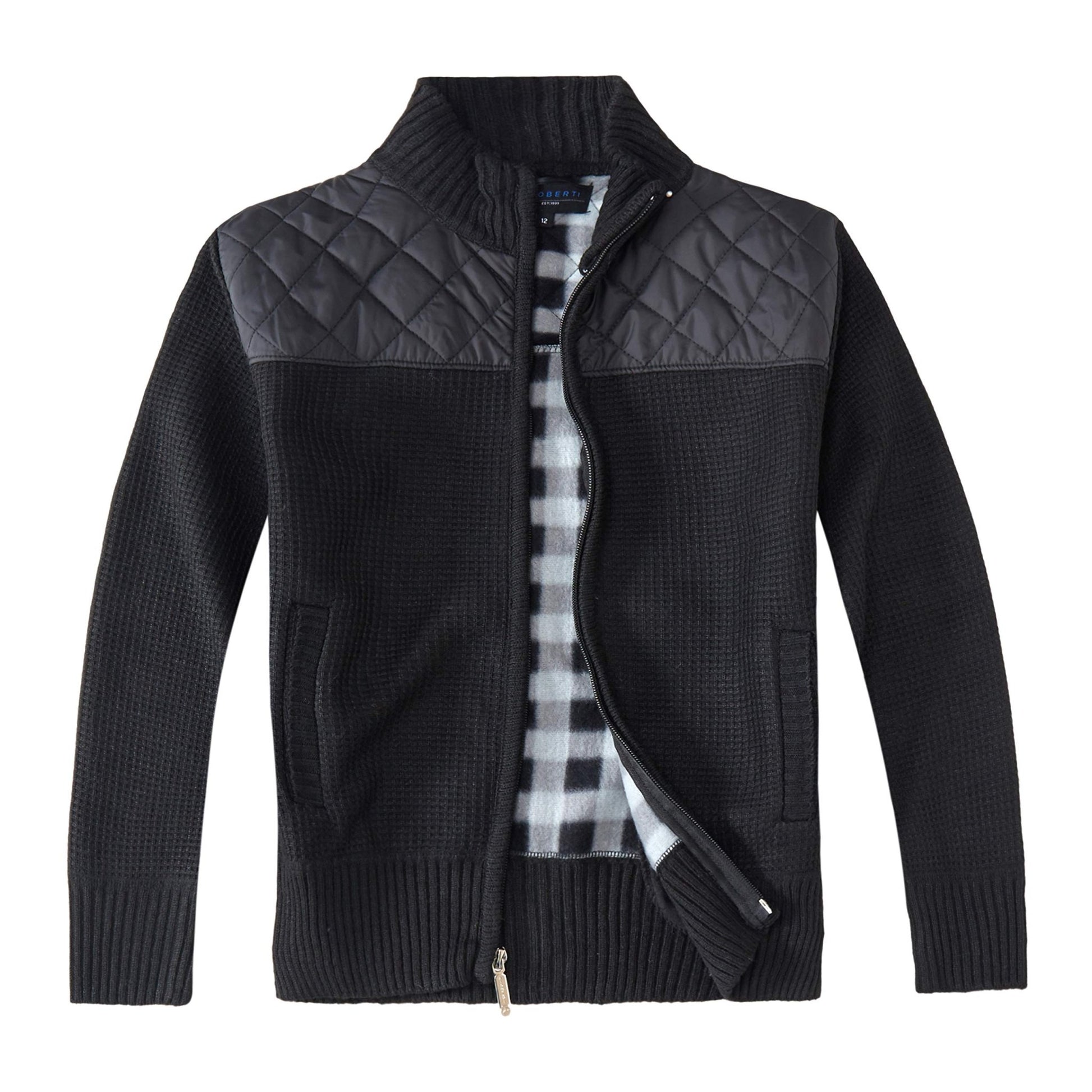 Gioberti Knitted Full Zip Cardigan Sweater - Purcell's Clothing Company - 