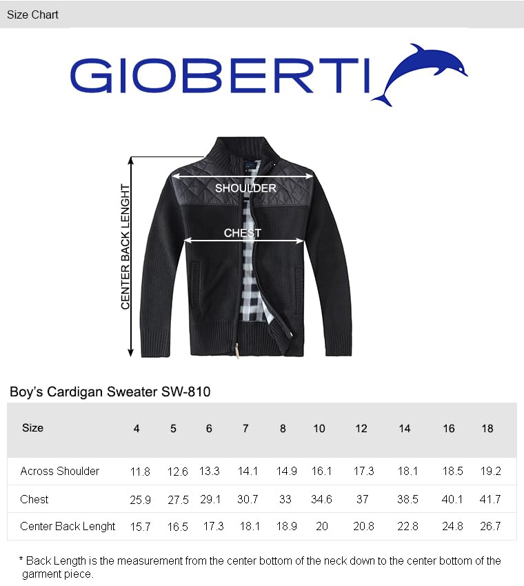 Gioberti Knitted Full Zip Cardigan Sweater - Purcell's Clothing Company - 