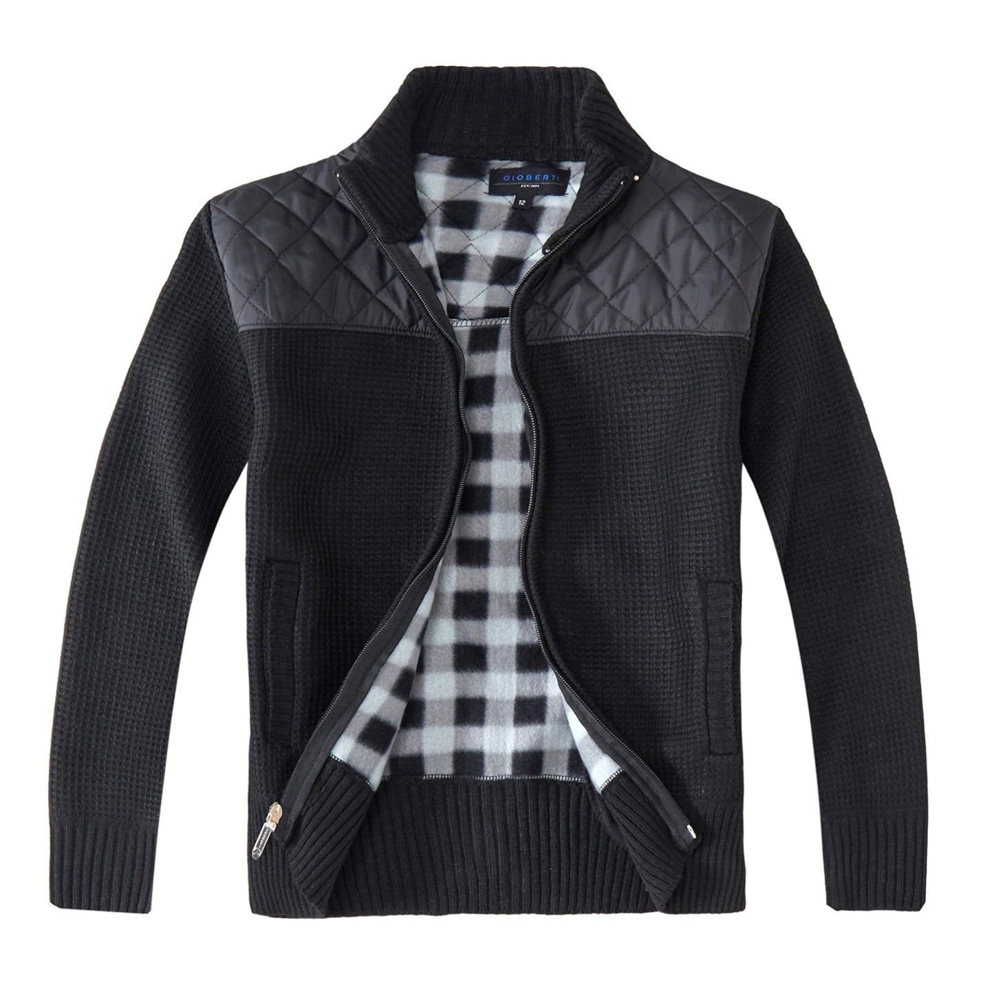 Gioberti Knitted Full Zip Cardigan Sweater - Purcell's Clothing Company - 