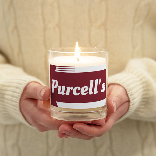 Glass jar soy wax candle - Purcell's Clothing Company - 