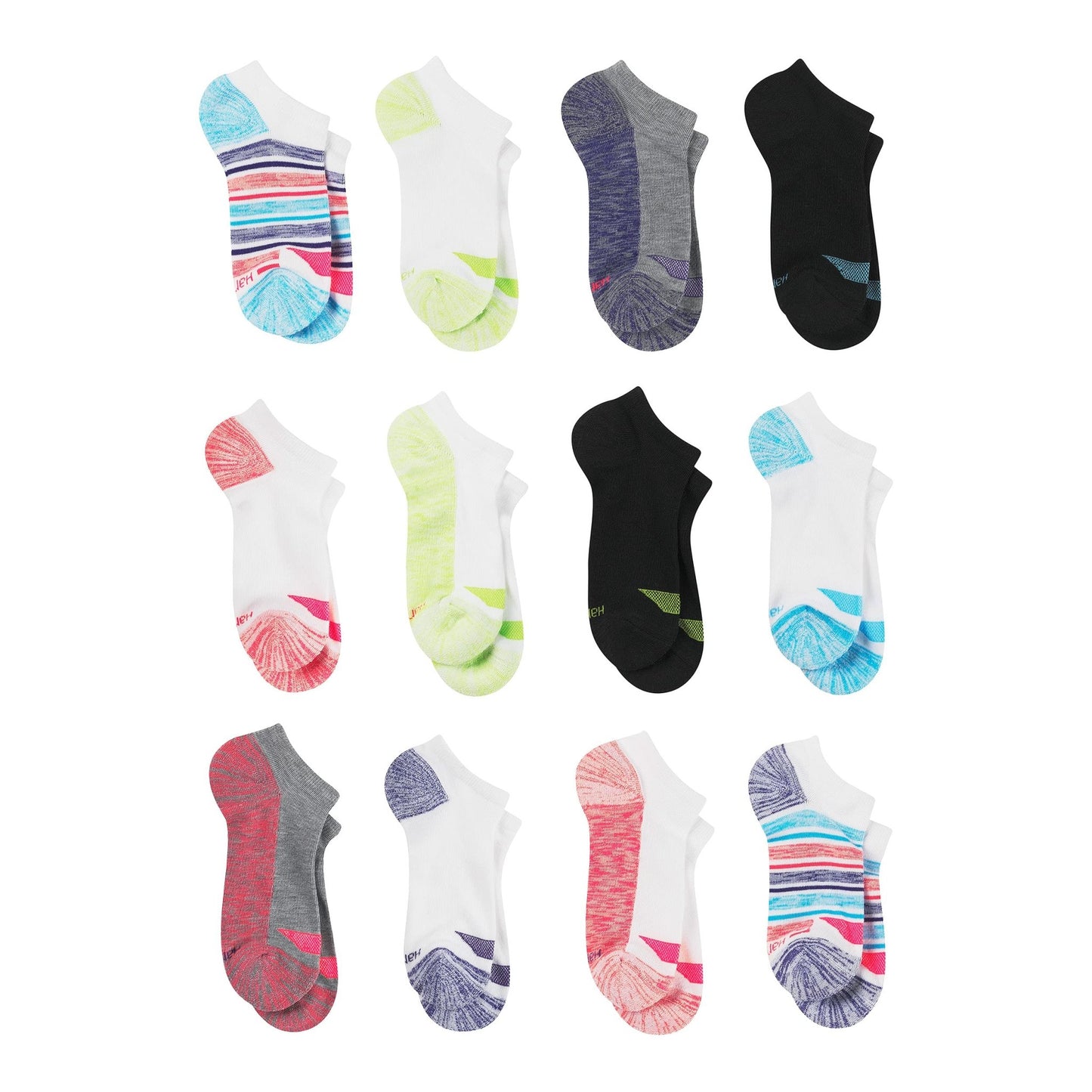 Hanes Cool Comfort Ankle Socks (12 Pair Pack) - Purcell's Clothing Company - 