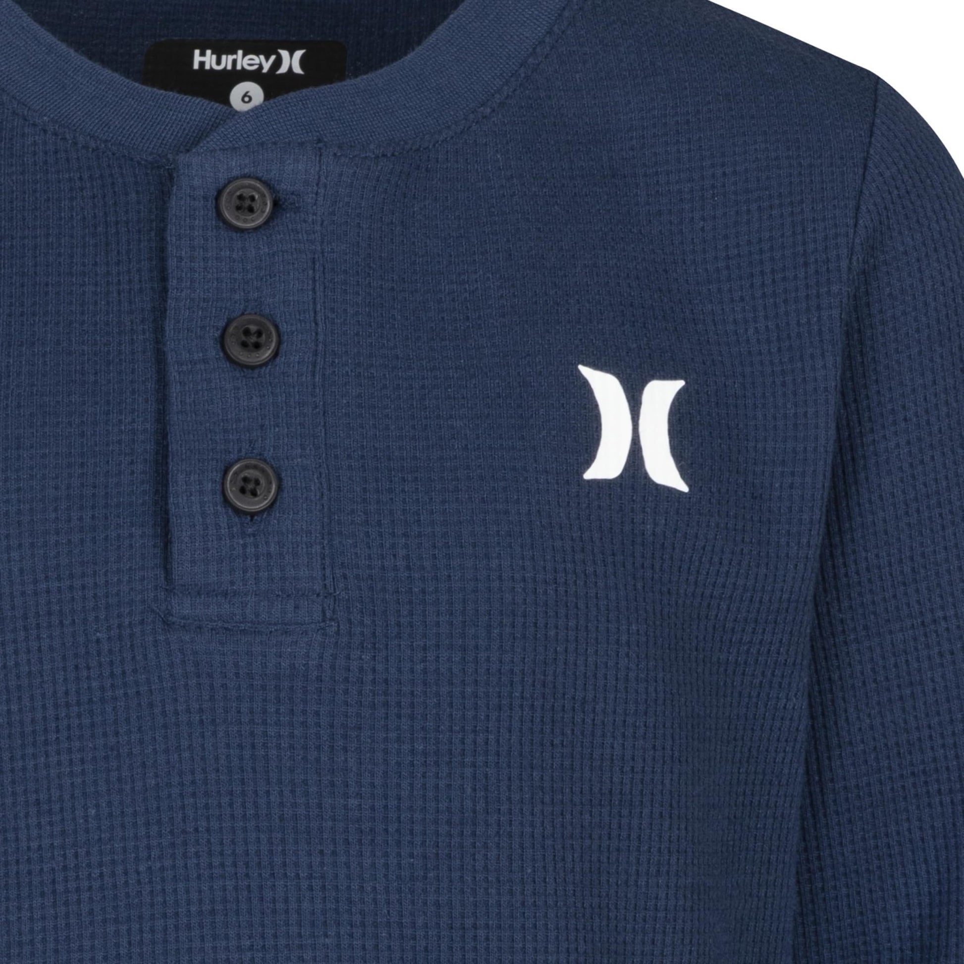 Hurley Long Sleeve Waffle Knit - Purcell's Clothing Company - 