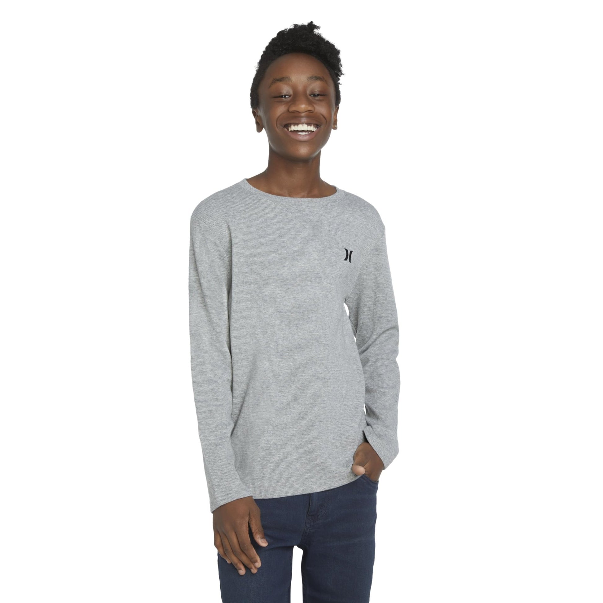 Hurley Long Sleeve Waffle Knit - Purcell's Clothing Company - 