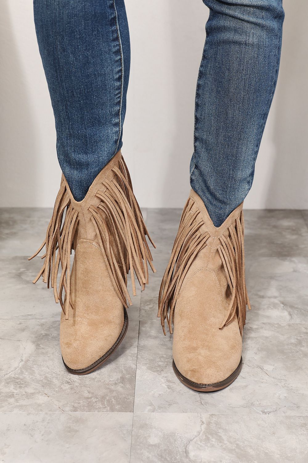 Legend Women's Fringe Cowboy Western Ankle Boots - Purcell's Clothing Company - 