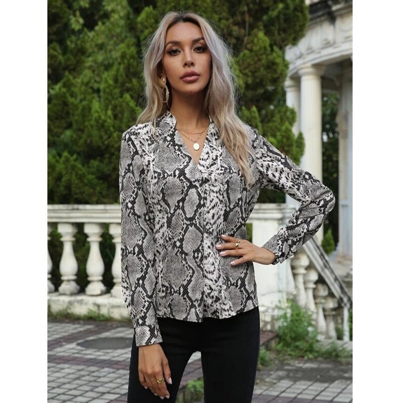 Leopard Print Long Sleeve Shirt - Purcell's Clothing Company - 0