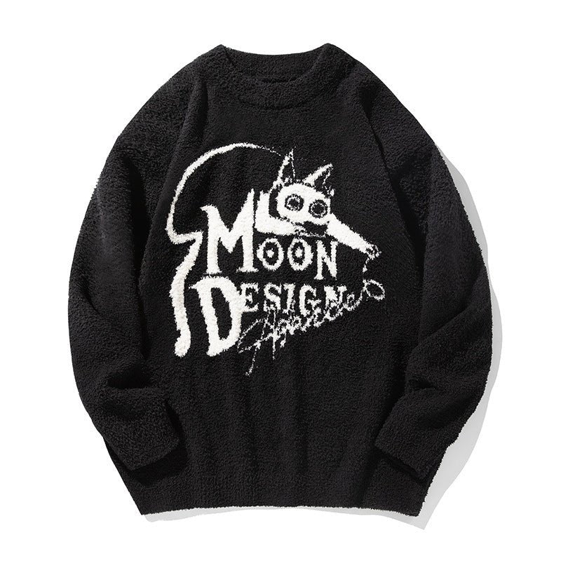 Men And Women Autumn And Winter New Couple Loose Pullover American Sweater - Purcell's Clothing Company - 0