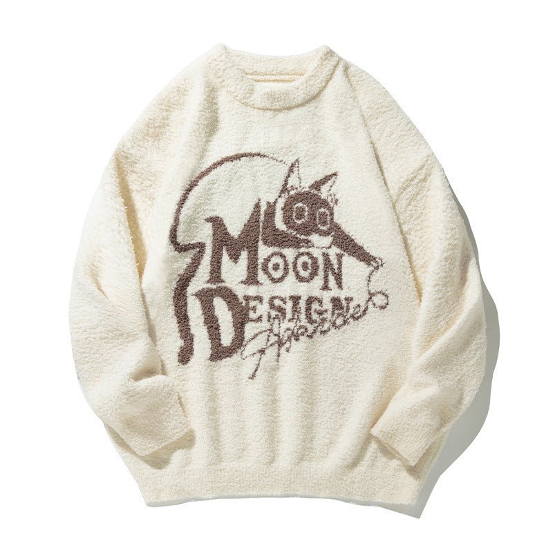 Men And Women Autumn And Winter New Couple Loose Pullover American Sweater - Purcell's Clothing Company - 0