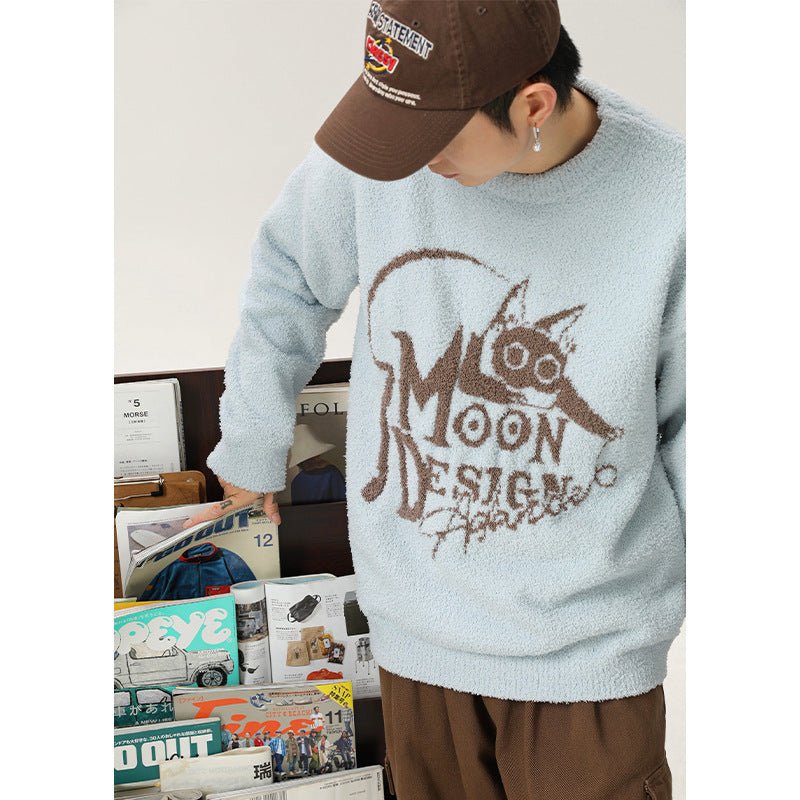 Men And Women Autumn And Winter New Couple Loose Pullover American Sweater - Purcell's Clothing Company - 0