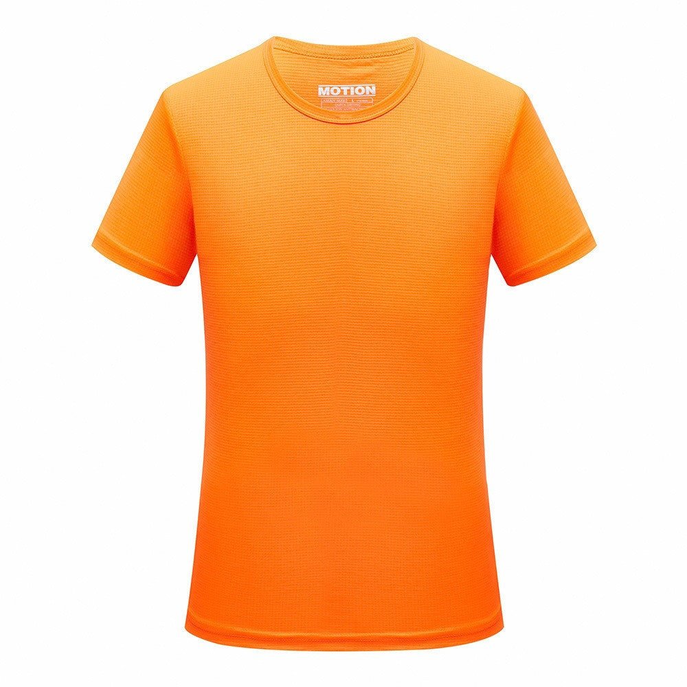 Men Quick Dry T Shirt Running Slim Fit Top Tees Solid Shirts - Purcell's Clothing Company - 0