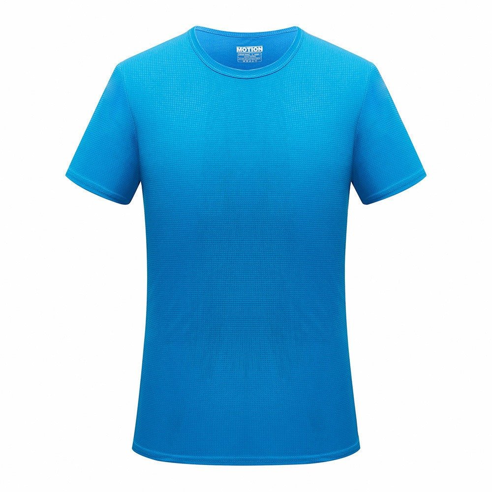 Men Quick Dry T Shirt Running Slim Fit Top Tees Solid Shirts - Purcell's Clothing Company - 0