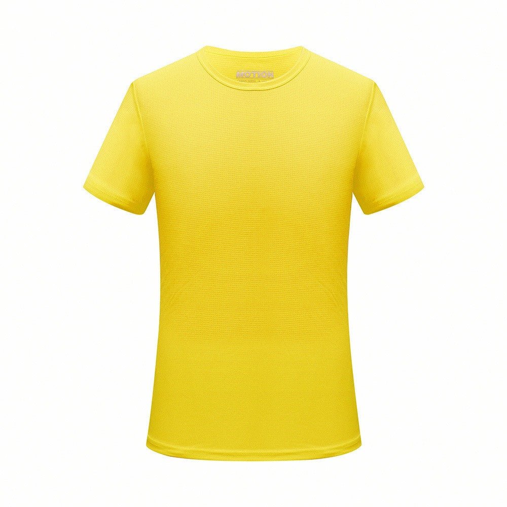 Men Quick Dry T Shirt Running Slim Fit Top Tees Solid Shirts - Purcell's Clothing Company - 0