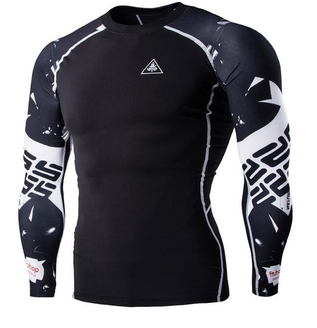 Mens Blackout Long - Sleeve Compression Shirt - Purcell's Clothing Company - 0