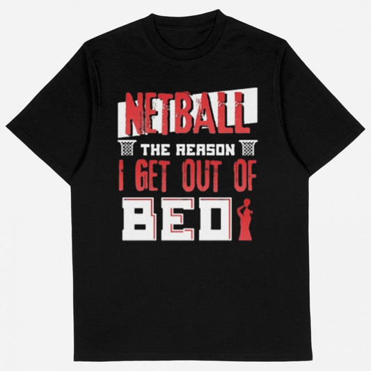 Men's Casual Cotton T-shirt With Basketball Is The Reason I Wake Up Pattern - Soft Boat Neck, Comfortable Fit, Slightly Stretchy Knit Fabric, Summer T-shirt, Plus Size - Purcell's Clothing Company - 0