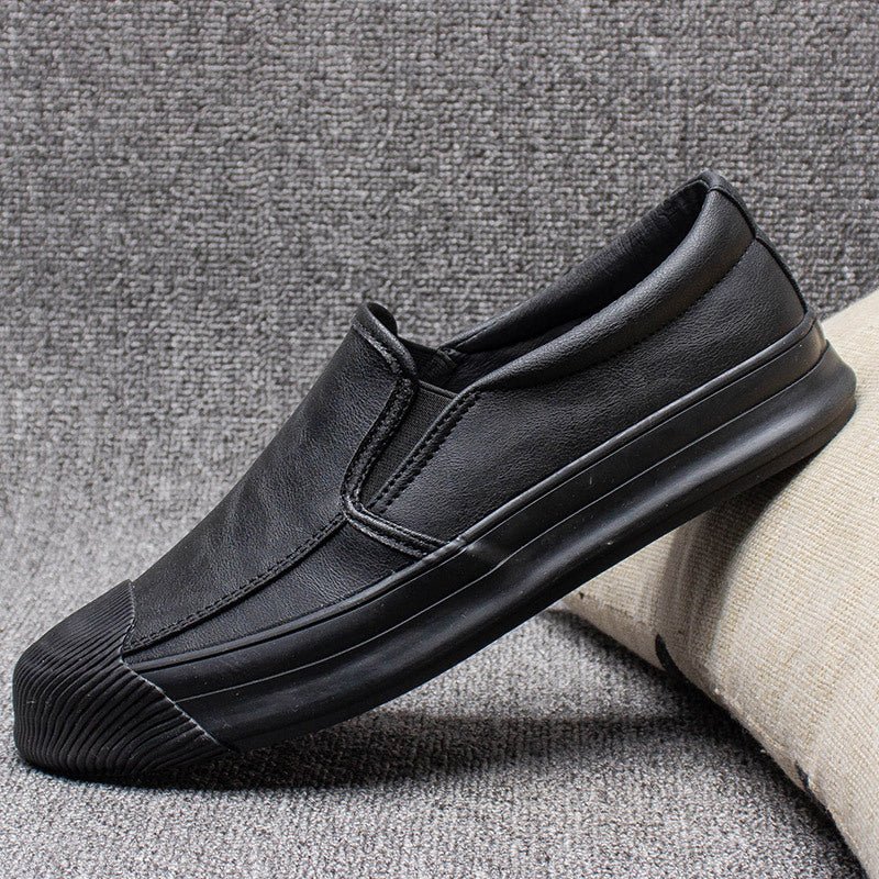 Mens Casual Leather Rubber Shoes - Purcell's Clothing Company - 0