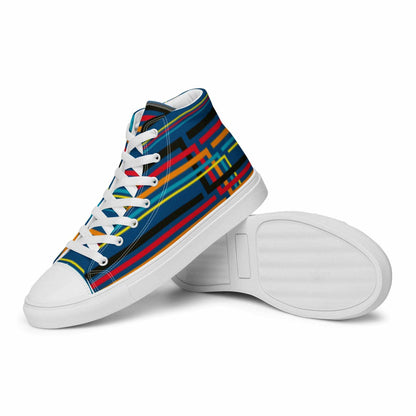 Colorful High Top Canvas Shoes - Purcell's Clothing Company