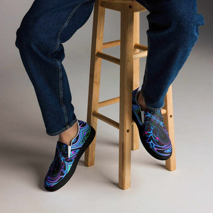 Slip On Psychedelic Canvas Shoes - Purcell's Clothing Company