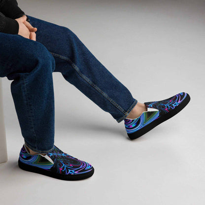 Slip On Psychedelic Canvas Shoes - Purcell's Clothing Company