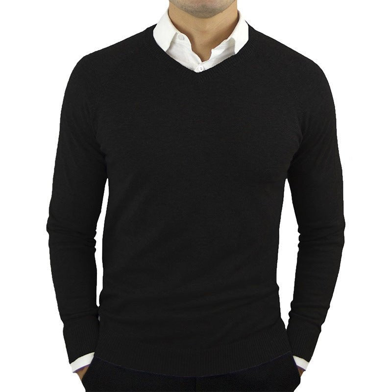 Men's Sweaters, Long - sleeved Sweaters, High - neck Bottoming Shirts - Purcell's Clothing Company - 0