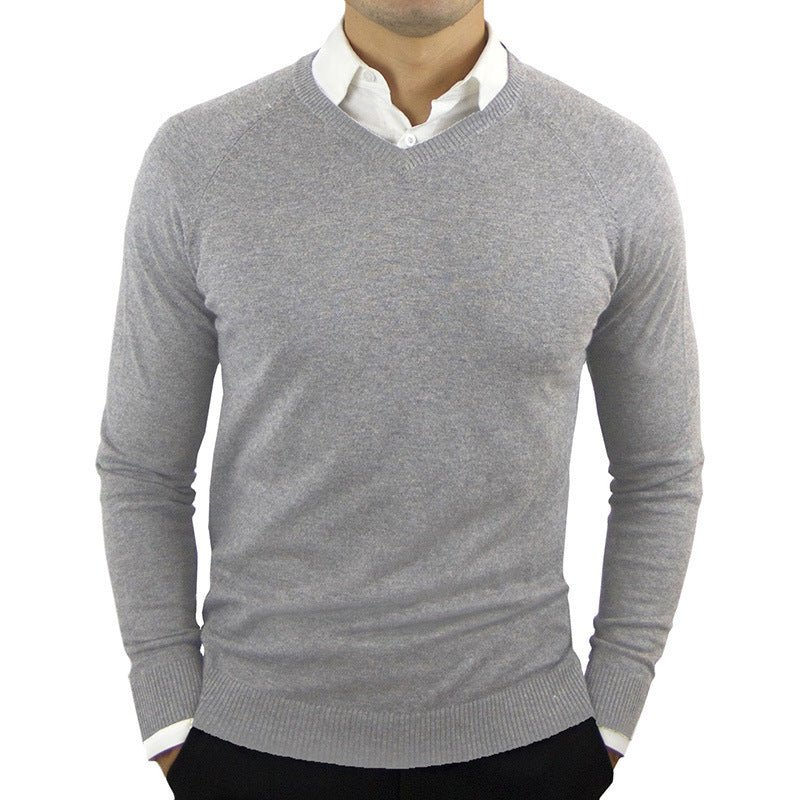 Men's Sweaters, Long - sleeved Sweaters, High - neck Bottoming Shirts - Purcell's Clothing Company - 0