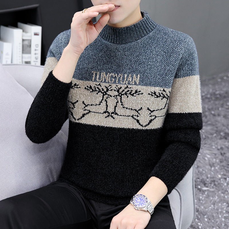 Men's Sweaters Warmth And Thickened Youth For Autumn And Winter Students - Purcell's Clothing Company - 0