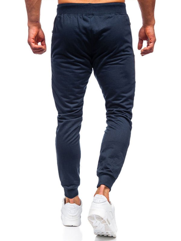 Men's Sweatpants Contrasting Color Pocket Straight Casual Pants - Purcell's Clothing Company - 