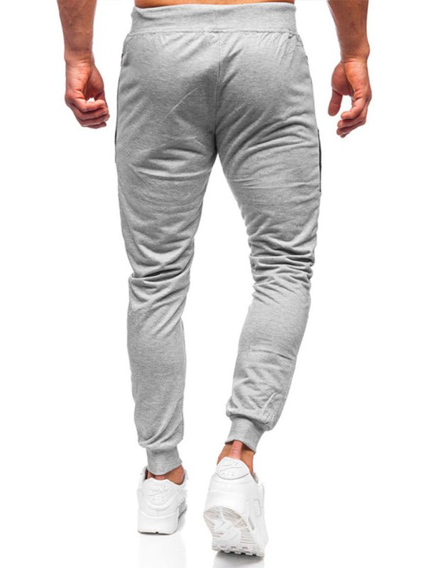 Men's Sweatpants Contrasting Color Pocket Straight Casual Pants - Purcell's Clothing Company - 