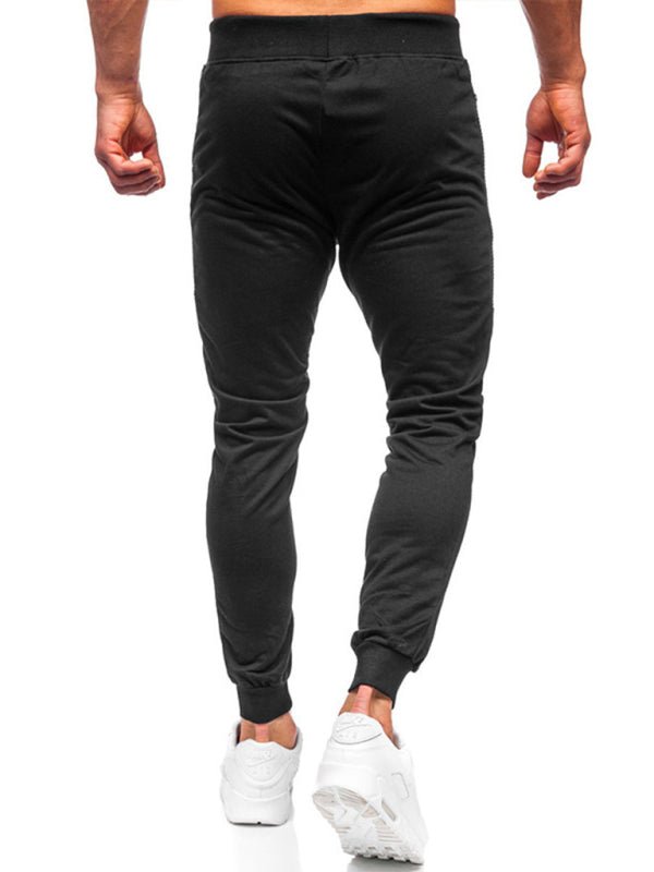 Men's Sweatpants Contrasting Color Pocket Straight Casual Pants - Purcell's Clothing Company - 