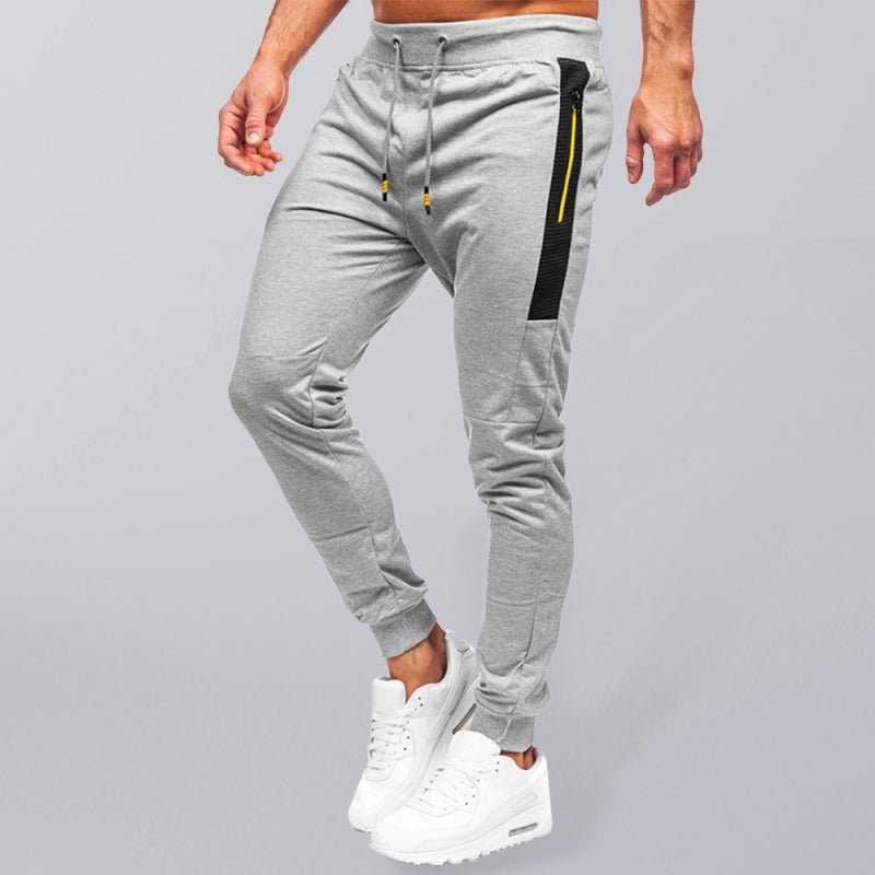 Men's Sweatpants Contrasting Color Pocket Straight Casual Pants - Purcell's Clothing Company - 