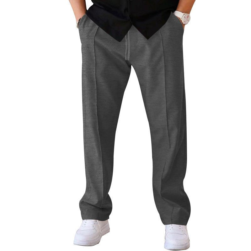 Men's Trousers Sports Casual Loose Straight Pants With Drawstring Design Clothing - Purcell's Clothing Company - 4