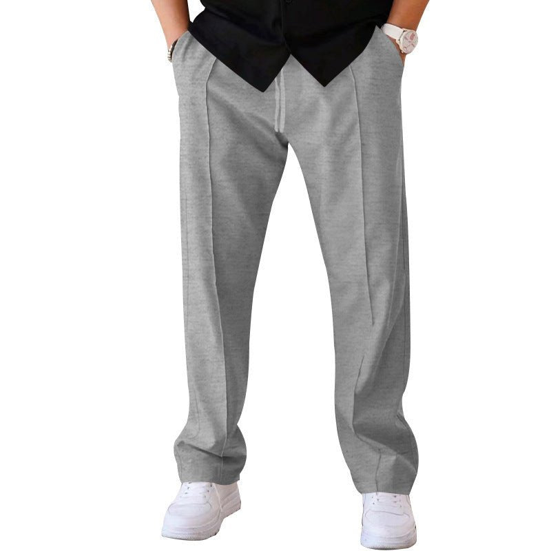 Men's Trousers Sports Casual Loose Straight Pants With Drawstring Design Clothing - Purcell's Clothing Company - 4