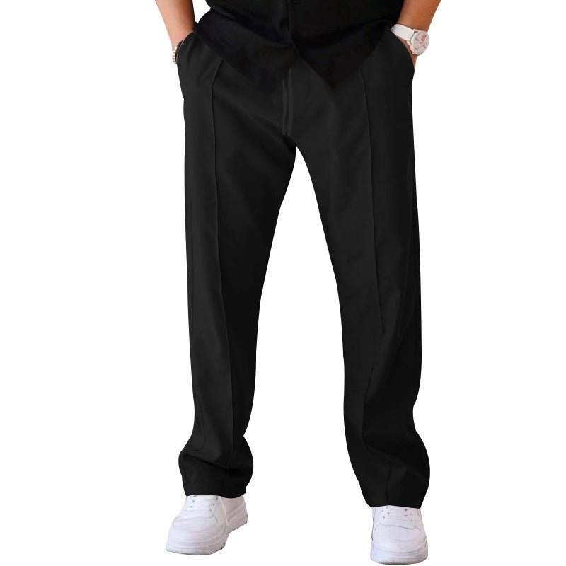 Men's Trousers Sports Casual Loose Straight Pants With Drawstring Design Clothing - Purcell's Clothing Company - 4