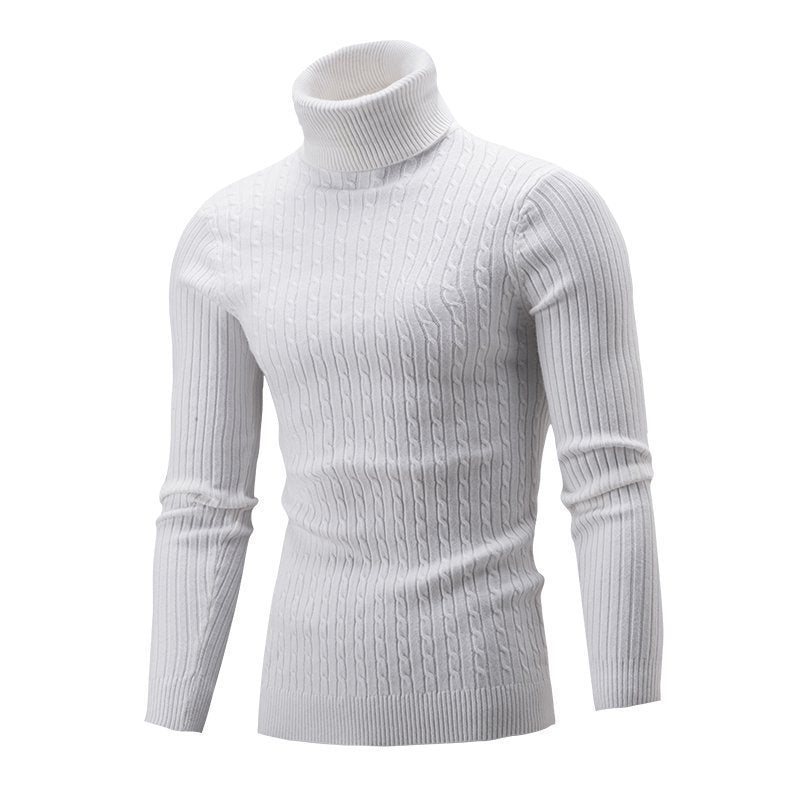 Men's Turtleneck Long Sleeve Sweater Casual Sweater Top - Purcell's Clothing Company - 0