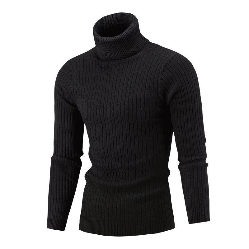 Men's Turtleneck Long Sleeve Sweater Casual Sweater Top - Purcell's Clothing Company - 0