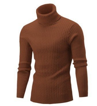 Men's Turtleneck Long Sleeve Sweater Casual Sweater Top - Purcell's Clothing Company - 0