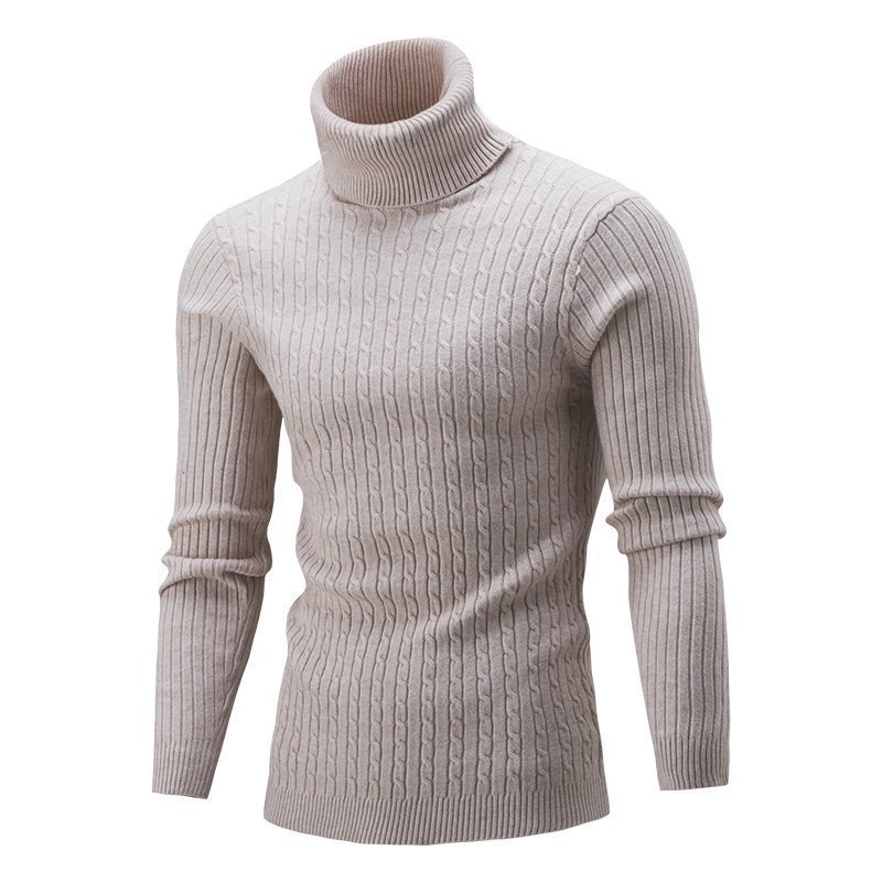 Men's Turtleneck Long Sleeve Sweater Casual Sweater Top - Purcell's Clothing Company - 0