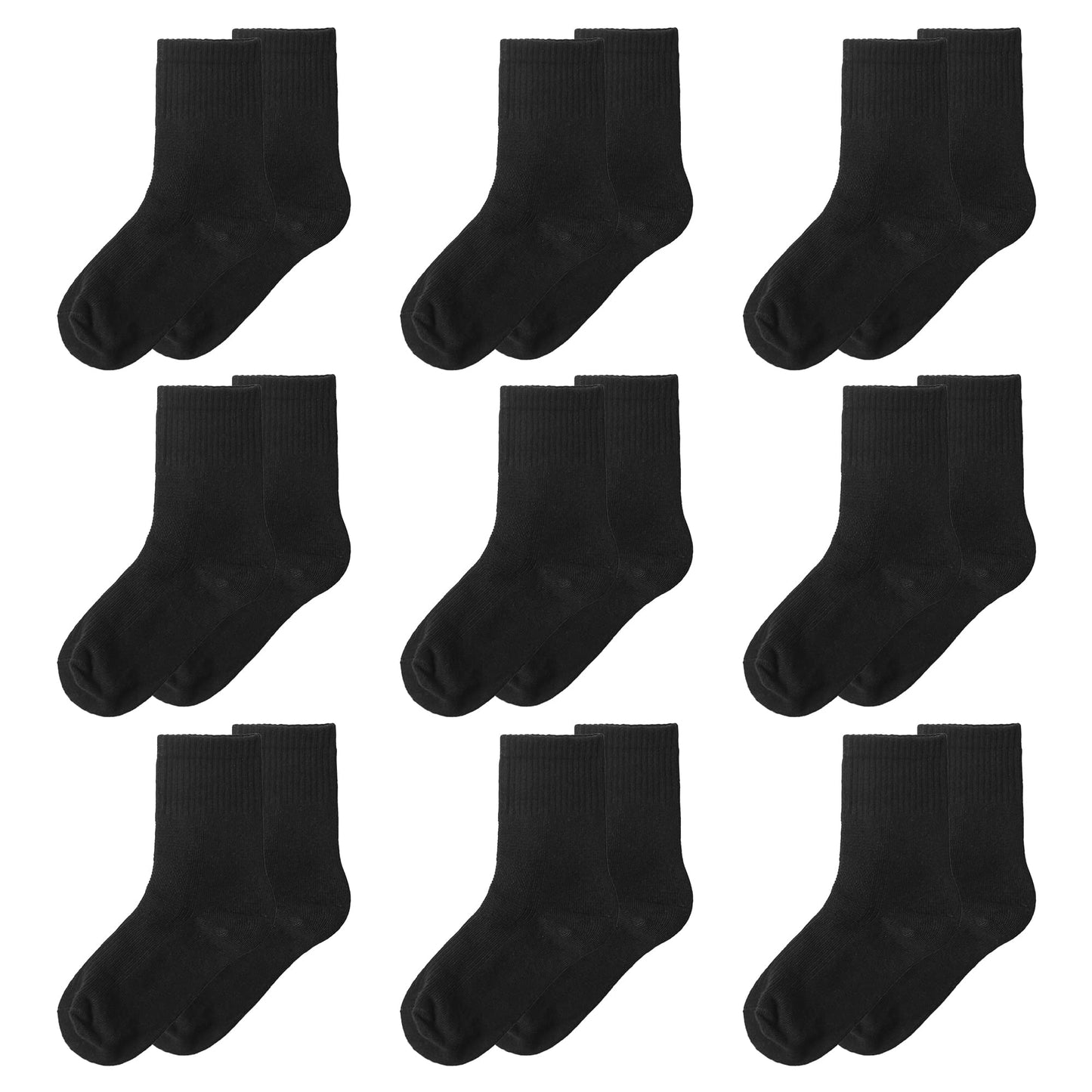 MINI PANDA Girls Socks (9 Pair Pack) - Purcell's Clothing Company - 