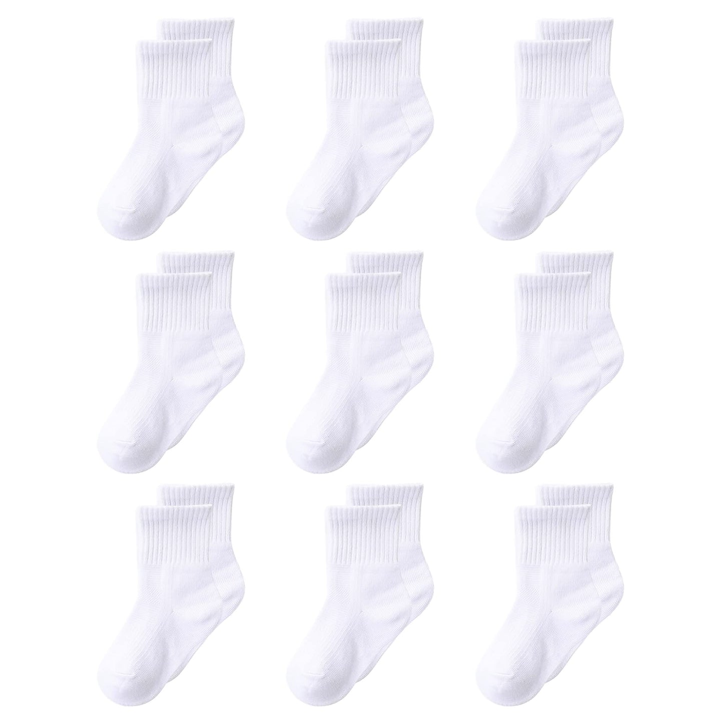 MINI PANDA Girls Socks (9 Pair Pack) - Purcell's Clothing Company - 