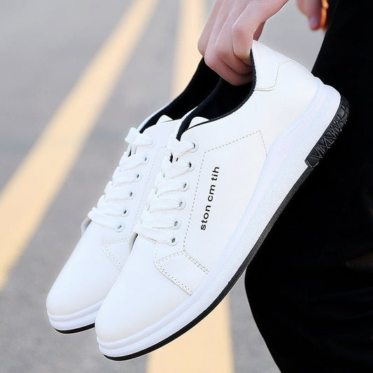 new boutique Mens Casual Shoes shoes lace shoes Korean white shoes wholesale fashion - Purcell's Clothing Company - 0