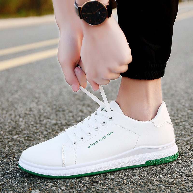 new boutique Mens Casual Shoes shoes lace shoes Korean white shoes wholesale fashion - Purcell's Clothing Company - 0