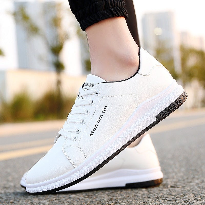 new boutique Mens Casual Shoes shoes lace shoes Korean white shoes wholesale fashion - Purcell's Clothing Company - 0