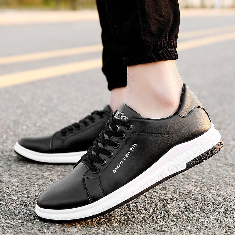 new boutique Mens Casual Shoes shoes lace shoes Korean white shoes wholesale fashion - Purcell's Clothing Company - 0