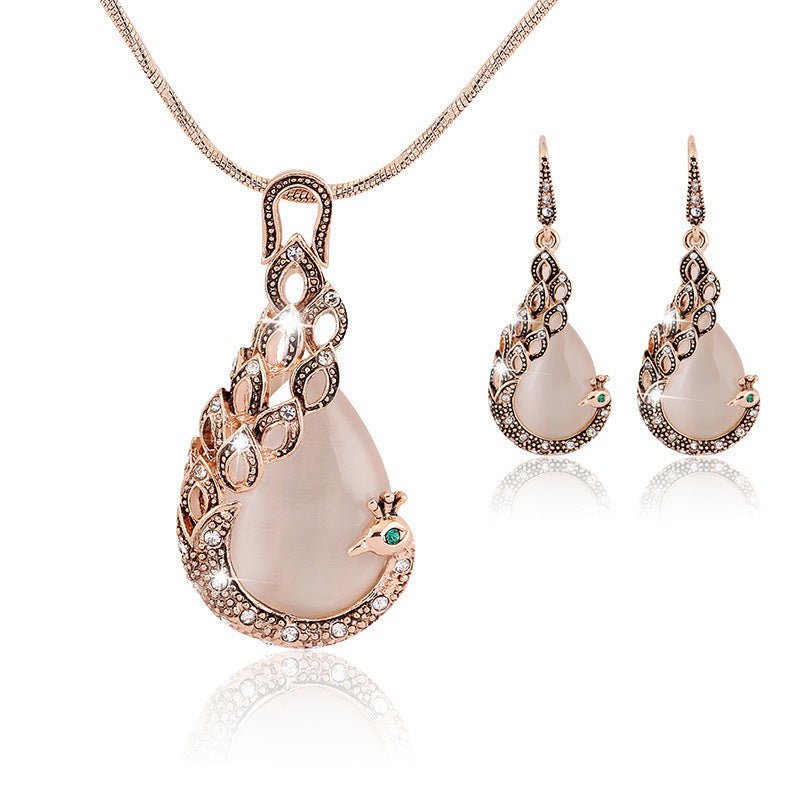 Peacock Jewelry Set - Purcell's Clothing Company - 0