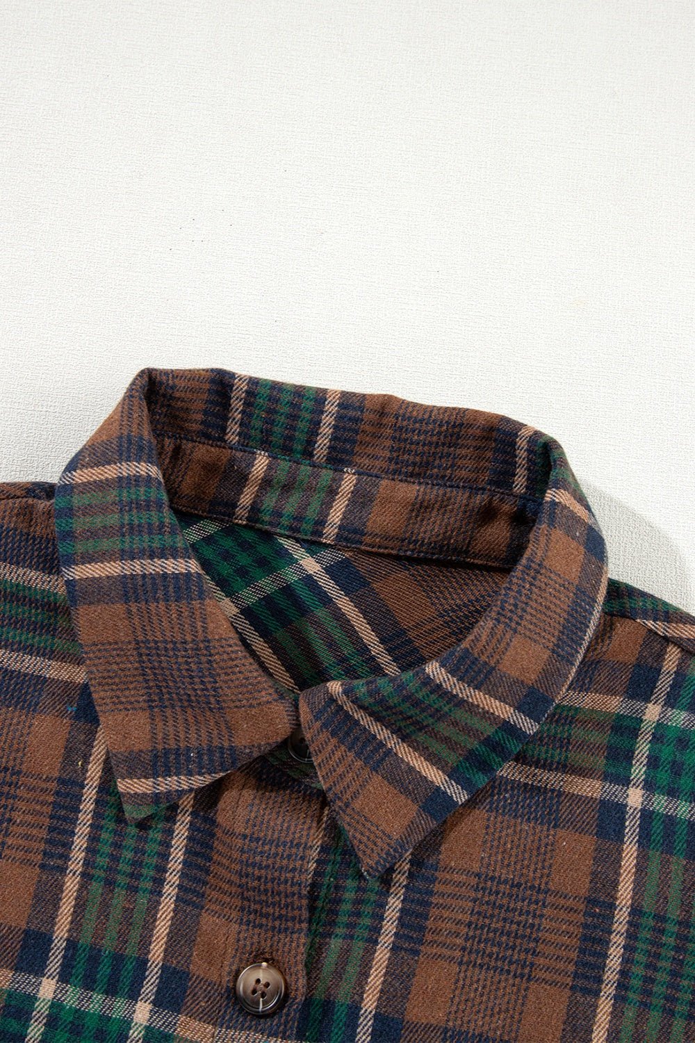 Plaid Button Up Long Sleeve Jacket - Purcell's Clothing Company - 